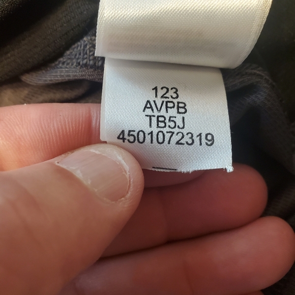 The North Face Men Vapor Wick Long Sleeve 1/4 Zip Pullover Lightweight Gray Sz M - Picture 6 of 6